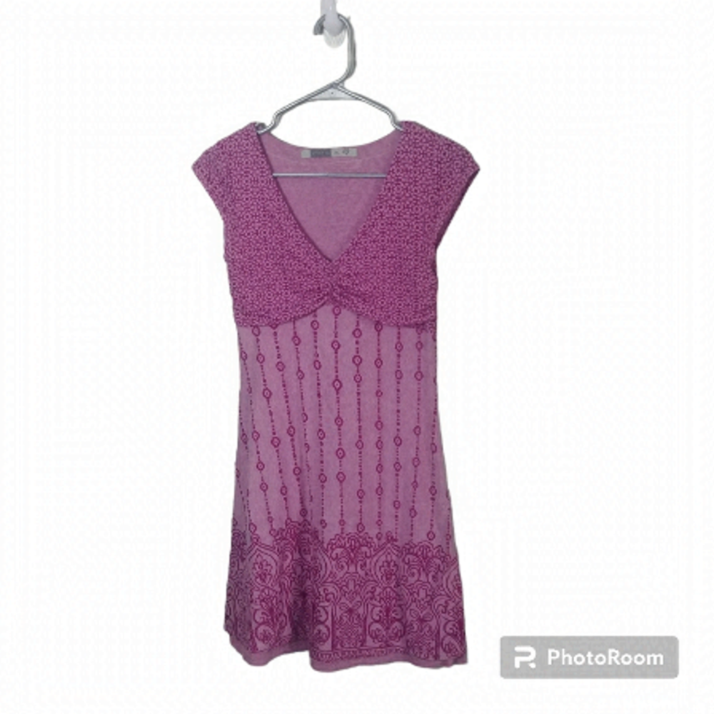 Athleta Dhara Burnout Dress Pink/Purple Size XSP Athleisure